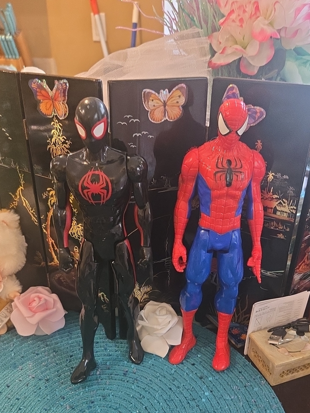 Marvel Spider-Man Action Figures - Red & Black Color Options